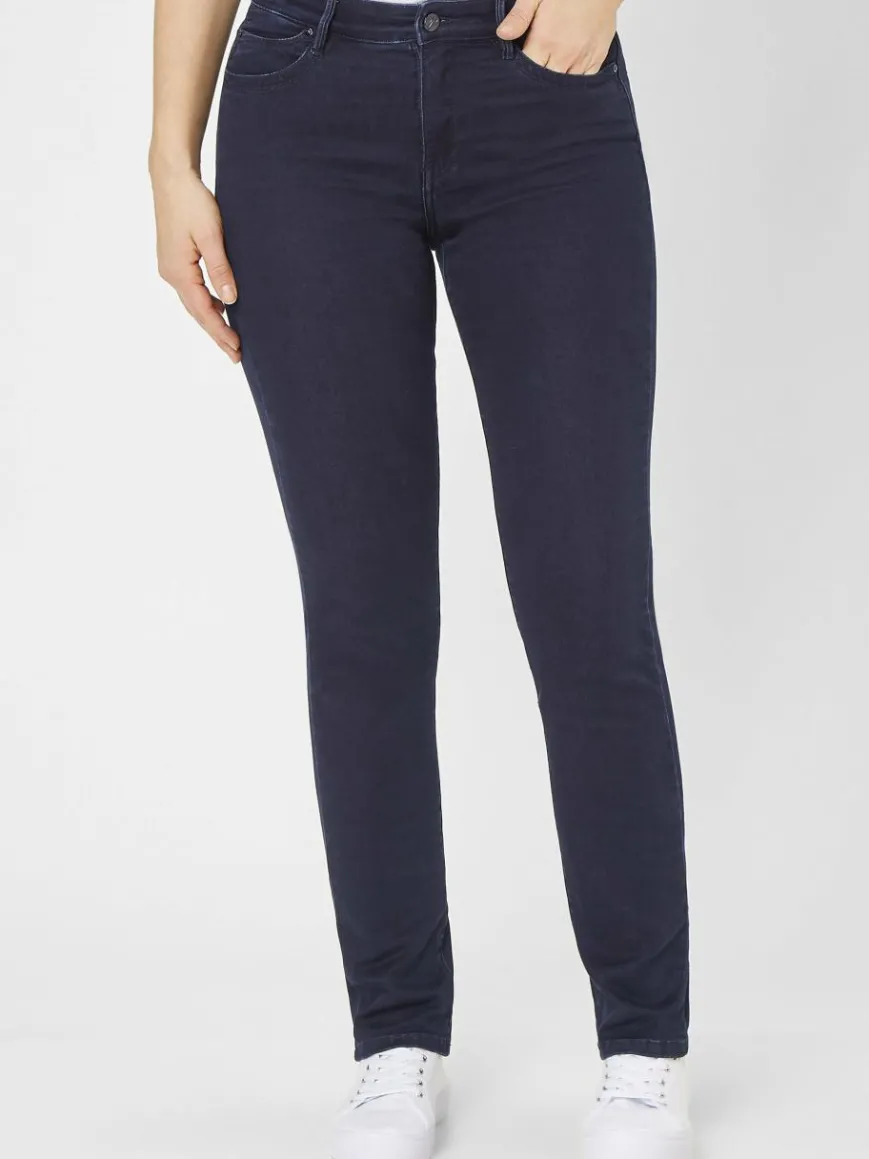 Paddock`s Jeans*Damen 5-Pocket Jeans - PAT Slim Fit blau uni