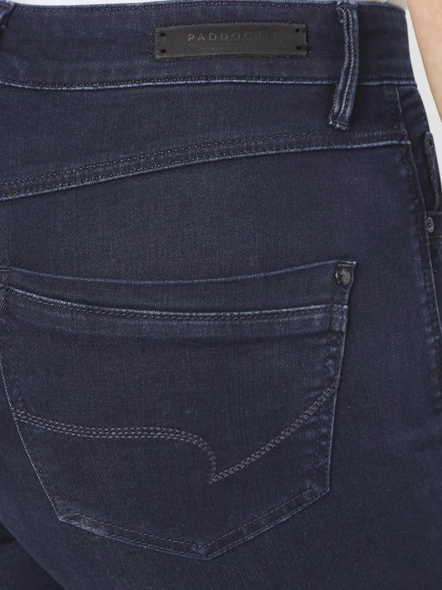 Paddock`s Jeans*Damen 5-Pocket Jeans - PAT Slim Fit blau uni