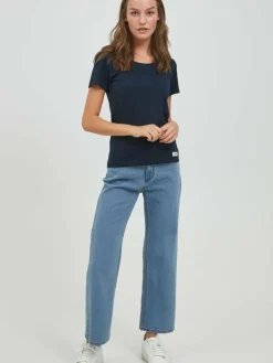 OXMO Jeans*Damen 5-Pocket-Jeans - OXAnni bleached uni