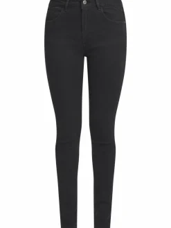 OXMO Jeans*Damen 5-Pocket-Jeans - OXLenna schwarz uni