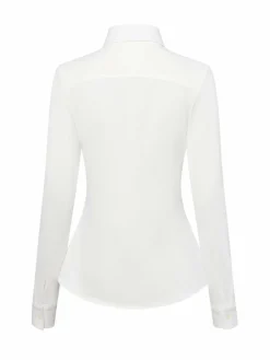 Tommy Hilfiger Shirts & Tops*Damen Polohemd ecru uni