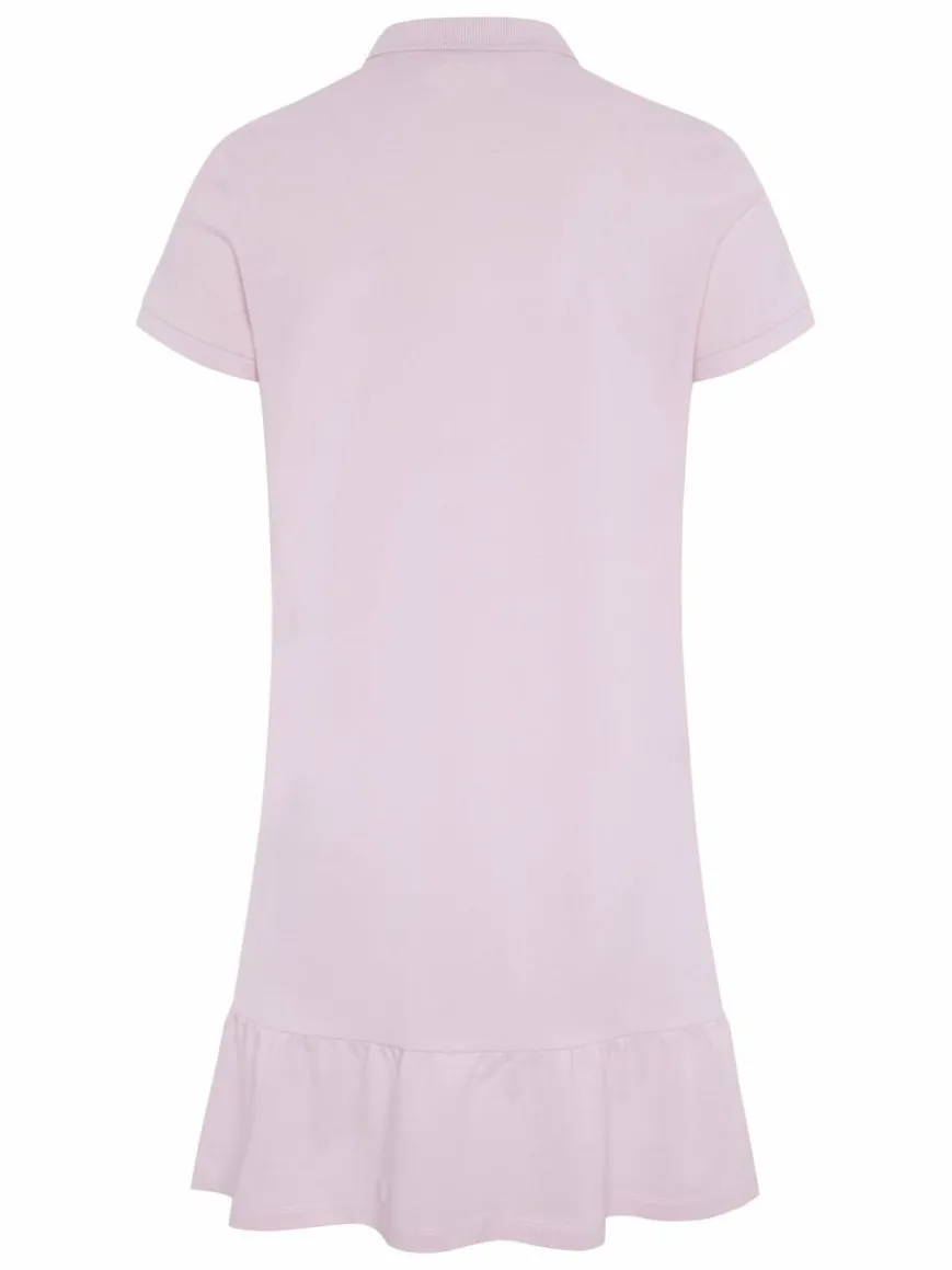 Polo Sylt Kleider*Damen Polokleid rosa pink uni