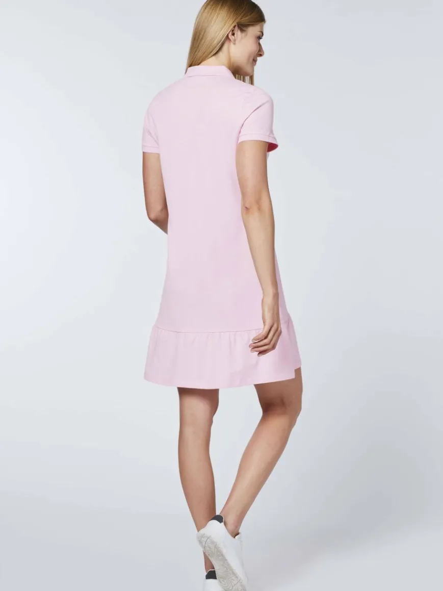 Polo Sylt Kleider*Damen Polokleid rosa pink uni