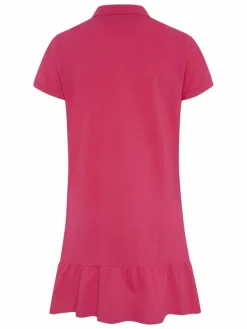 Polo Sylt Kleider*Damen Polokleid pink uni