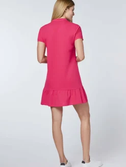 Polo Sylt Kleider*Damen Polokleid pink uni