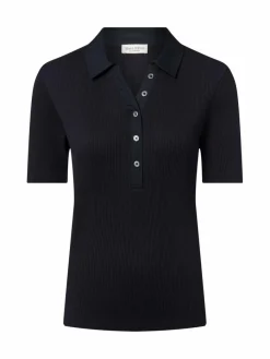 Marc O'Polo Shirts & Tops*Damen Poloshirt marine uni