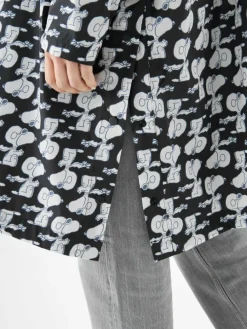 Codello Jacken & Westen*Damen Poncho schwarz bedruckt