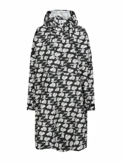 Codello Jacken & Westen*Damen Poncho schwarz bedruckt