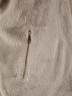 White Label Jacken & Westen*Damen Poncho-Weste grau uni