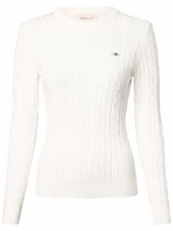 Gant Pullover & Strickjacken*Damen Pullover ecru uni