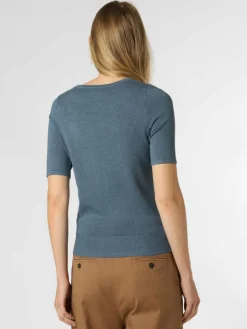 Marie Lund Pullover & Strickjacken*Damen Pullover petrol uni