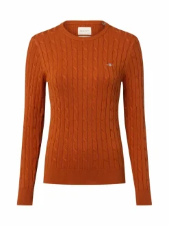 Gant Pullover & Strickjacken*Damen Pullover cognac uni
