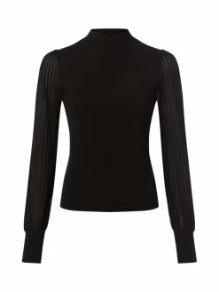 zero Pullover & Strickjacken*Damen Pullover schwarz uni