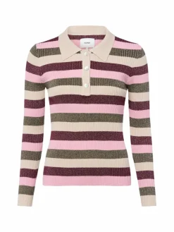 Nümph Pullover & Strickjacken*Damen Pullover - Numoras rosa beige gestreift