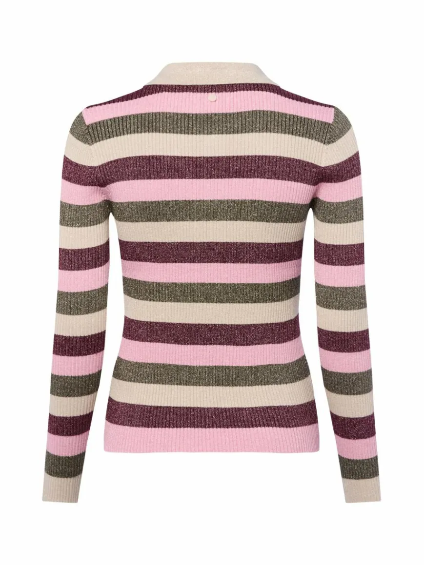 Nümph Pullover & Strickjacken*Damen Pullover - Numoras rosa beige gestreift