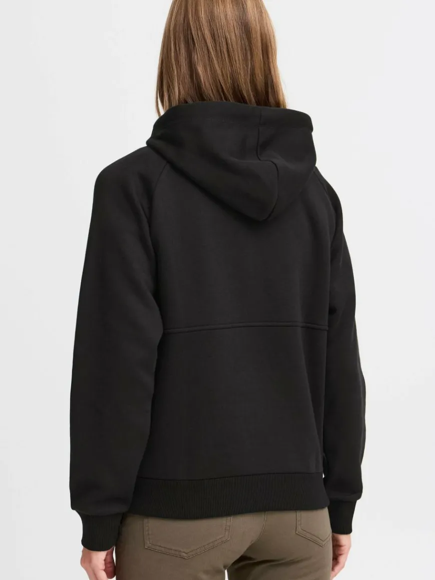 OXMO Sweatshirts & Sweatjacken*Damen Pullover - OXANDREA schwarz uni