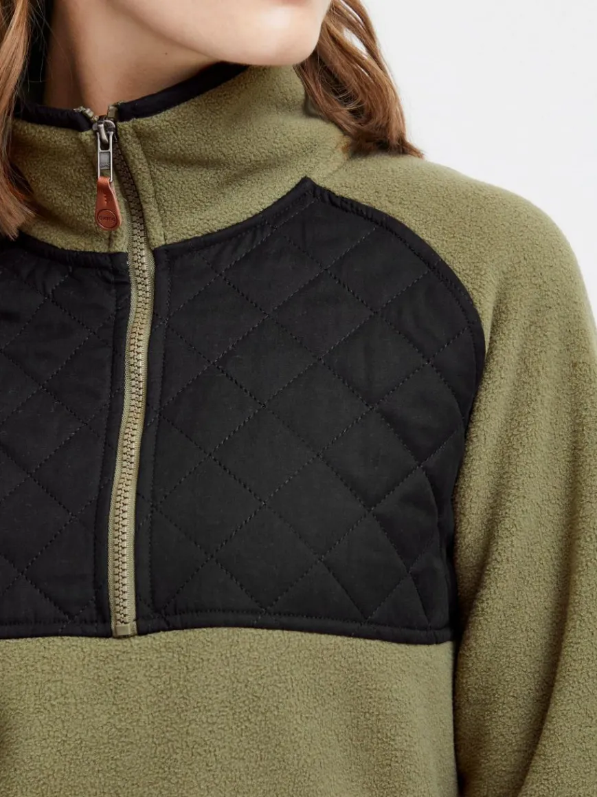 OXMO Sweatshirts & Sweatjacken*Damen Pullover - OXMalita oliv uni