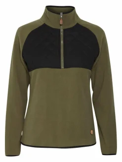 OXMO Sweatshirts & Sweatjacken*Damen Pullover - OXMalita oliv uni