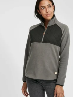 OXMO Sweatshirts & Sweatjacken*Damen Pullover - OXMalita grau uni