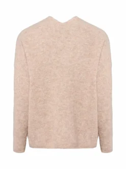 MOS MOSH Pullover & Strickjacken*Damen Pullover mit Alpaka-Anteil - MMThora rosa uni