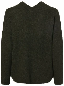 MOS MOSH Pullover & Strickjacken*Damen Pullover mit Alpaka-Anteil - MMThora grün uni