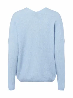 MOS MOSH Pullover & Strickjacken*Damen Pullover mit Alpaka-Anteil - MMThora petrol uni