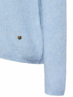 MOS MOSH Pullover & Strickjacken*Damen Pullover mit Alpaka-Anteil - MMThora petrol uni