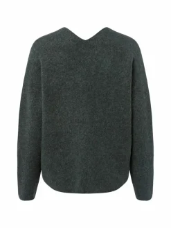 MOS MOSH Pullover & Strickjacken*Damen Pullover mit Alpaka-Anteil - MMThora petrol uni