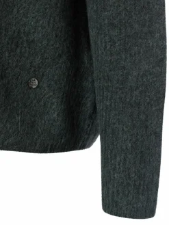 MOS MOSH Pullover & Strickjacken*Damen Pullover mit Alpaka-Anteil - MMThora petrol uni