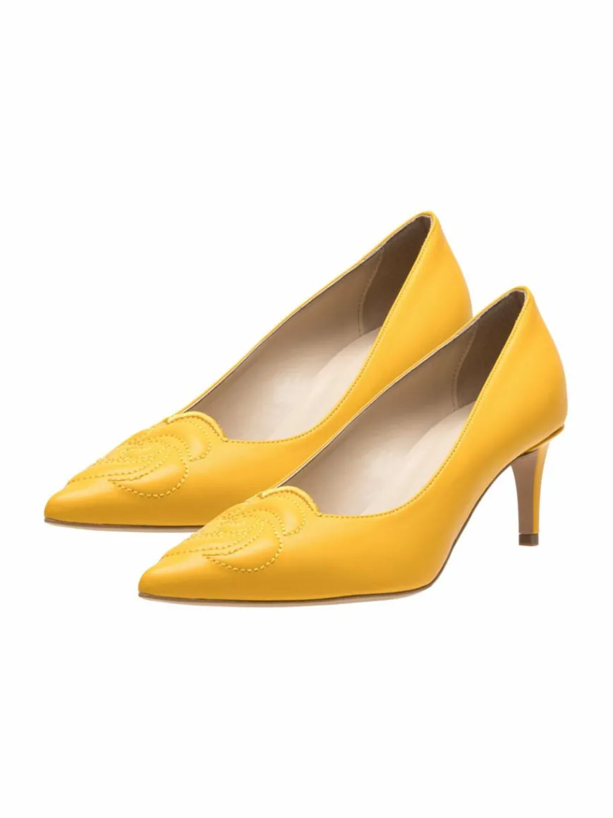 Viktoria Moser Pumps*Damen Pump gelb uni