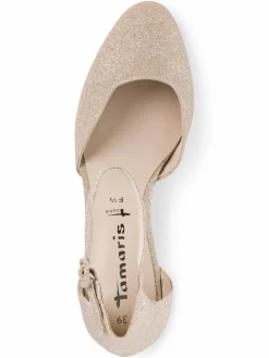Tamaris Pumps*Damen Pumps gold uni