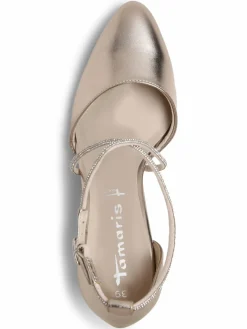 Tamaris Pumps*Damen Pumps gold uni