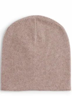 Marie Lund Mützen & Hüte*Damen Pure Cashmere Mütze taupe uni