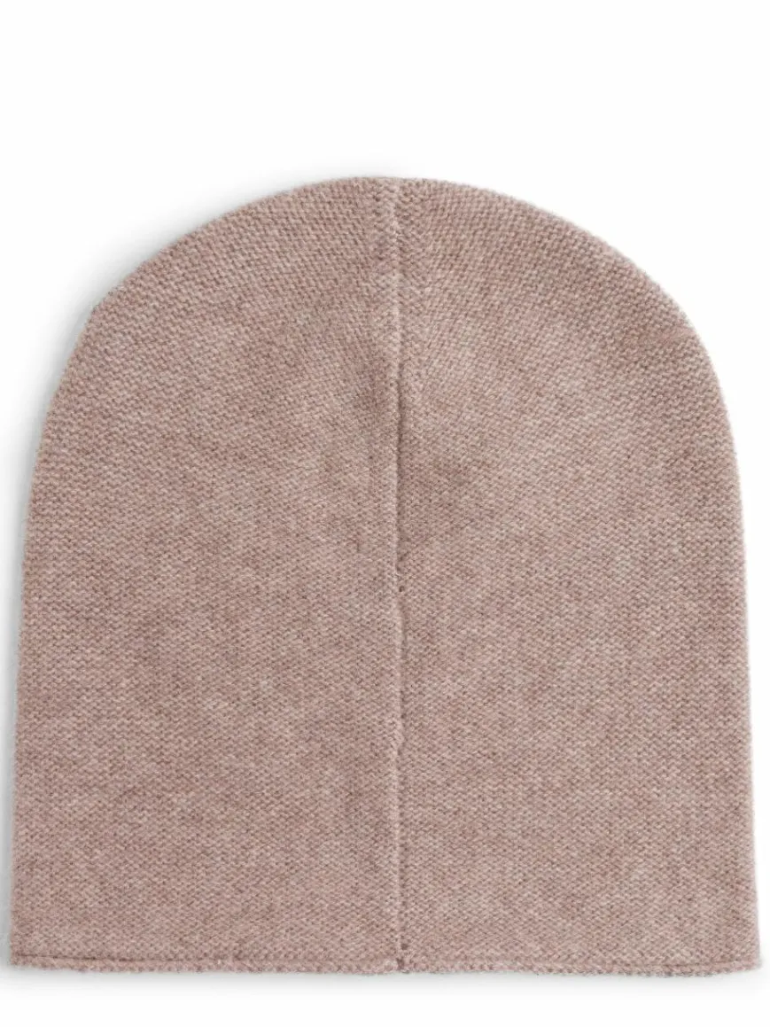 Marie Lund Mützen & Hüte*Damen Pure Cashmere Mütze taupe uni