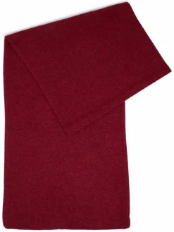 Marie Lund Schals & Tücher*Damen Pure Cashmere Schal bordeaux meliert