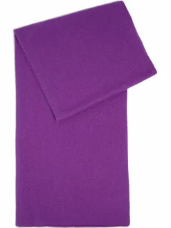 Marie Lund Schals & Tücher*Damen Pure Cashmere Schal purple uni