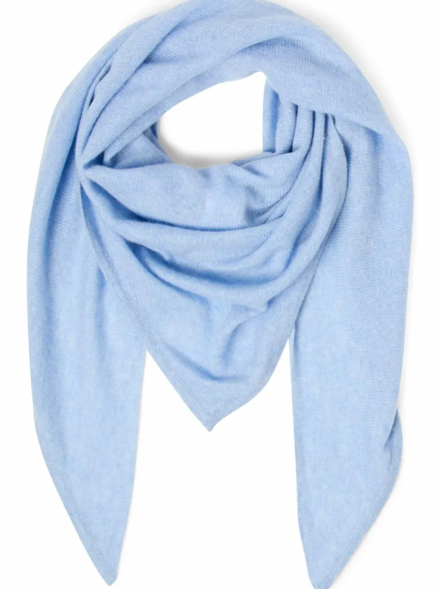 Marie Lund Schals & Tücher*Damen Pure Cashmere Schal blau meliert