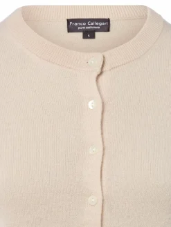 Franco Callegari Pullover & Strickjacken*Damen Pure Cashmere Strickjacke sand uni