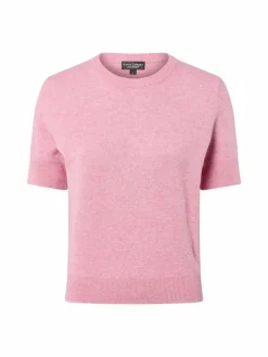 Franco Callegari Pullover & Strickjacken|Shirts & Tops*Damen Pure Cashmere Strickshirt himbeer rosa meliert