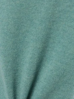 Franco Callegari Pullover & Strickjacken|Shirts & Tops*Damen Pure Cashmere Strickshirt smaragd mint meliert