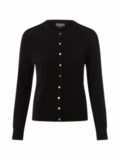 Franco Callegari Pullover & Strickjacken*Damen Pure Cashmere Strickjacke schwarz uni