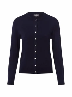 Franco Callegari Pullover & Strickjacken*Damen Pure Cashmere Strickjacke marine uni