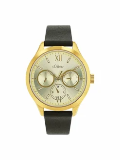 s.Oliver Uhren*Damen Quarzuhr gold uni