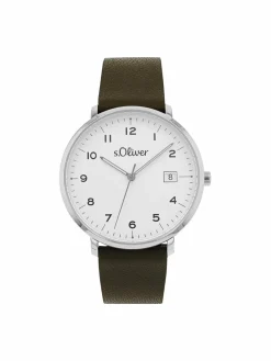 s.Oliver Uhren*Damen Quarzuhr khaki uni