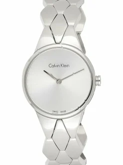 Calvin Klein Uhren*Damen Quarzuhr - K6E23146 silber uni