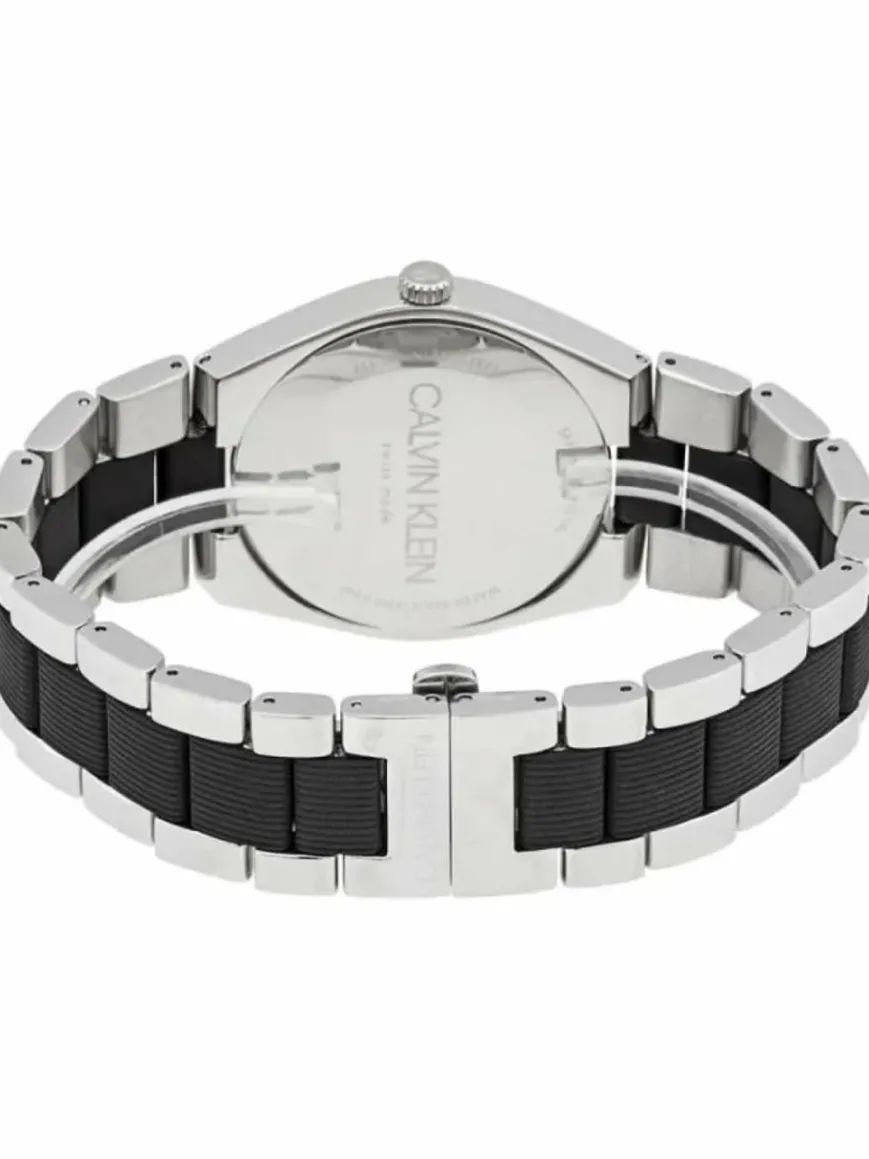 Calvin Klein Uhren*Damen Quarzuhr - K9E211B1 schwarz uni