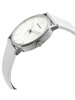 Calvin Klein Uhren*Damen Quarzuhr - K8Q331L2 weiß uni