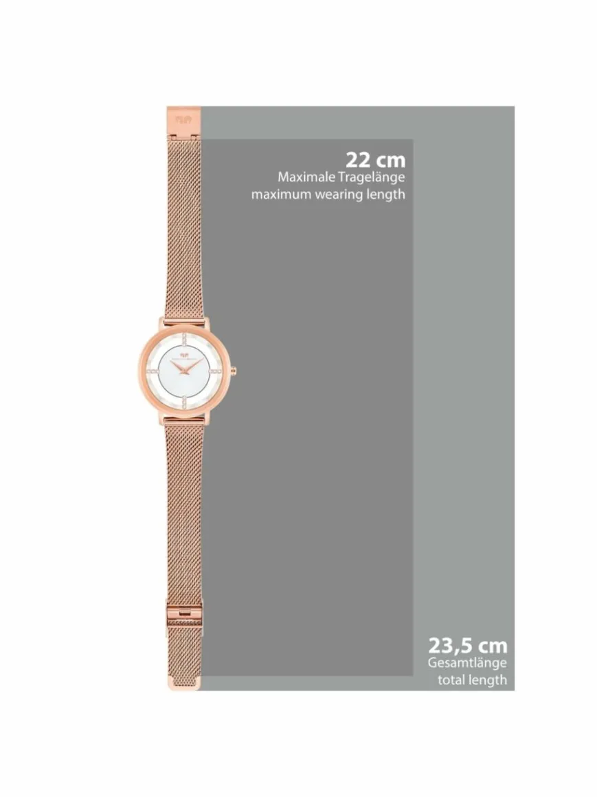 Rhodenwald & Söhne Uhren*Damen Quarzuhr - Lucrezia roségold uni