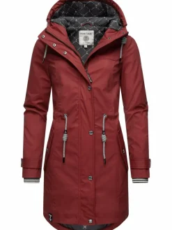 Peak Time Jacken & Westen*Damen Regenjacke - L60042 rot uni