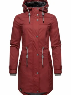 Peak Time Jacken & Westen*Damen Regenjacke - L60042 rot uni